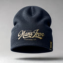 Manx Iron Forge  Beanie Dk Blue