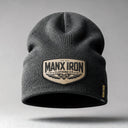 Manx Iron Vintage Beanie Dk Grey