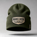 Manx Iron Vintage Beanie Green