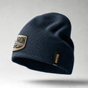 Manx Iron Vintage Beanie Dk Blue