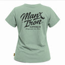 Manx Iron Ladies Sage Green Forge Tee Shirt
