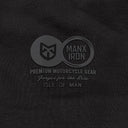 Manx Iron Vintage Black Riding Hoodie Black Zip