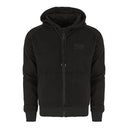 Manx Iron Vintage Black Riding Hoodie Black Zip