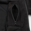 Manx Iron Vintage Black Riding Hoodie Black Zip