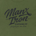 Manx Iron Green Forged For The Ride Hoodie