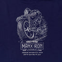 Manx Iron Dk Blue Iron Man & Bike Hoodie