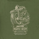Manx Iron Green Iron Man & Bike Hoodie