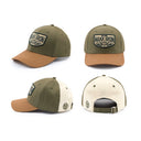 Manx Iron  Vintage Green-Cream - Brown Cap